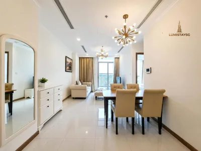 Apartamento de un dormitorio — LumistaySG- Service Apartment in Vinhome Central Park
